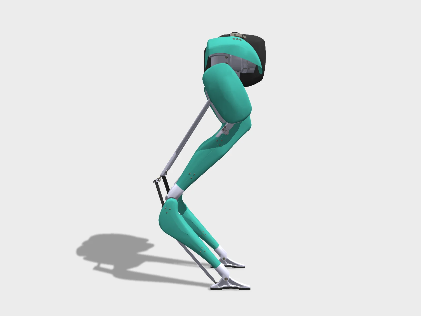 Cassie studio render, side view
