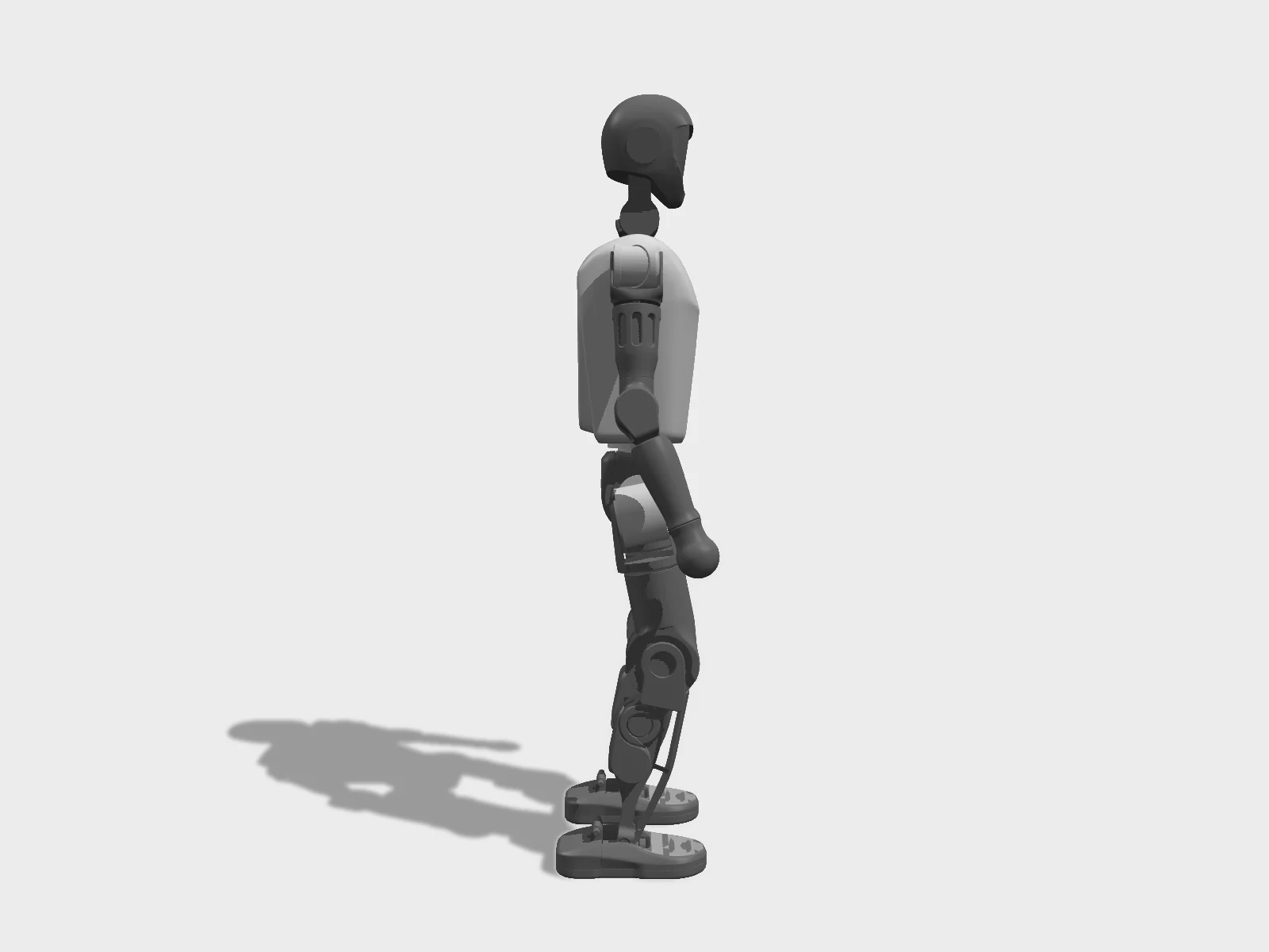 Booster T1 studio render, side view