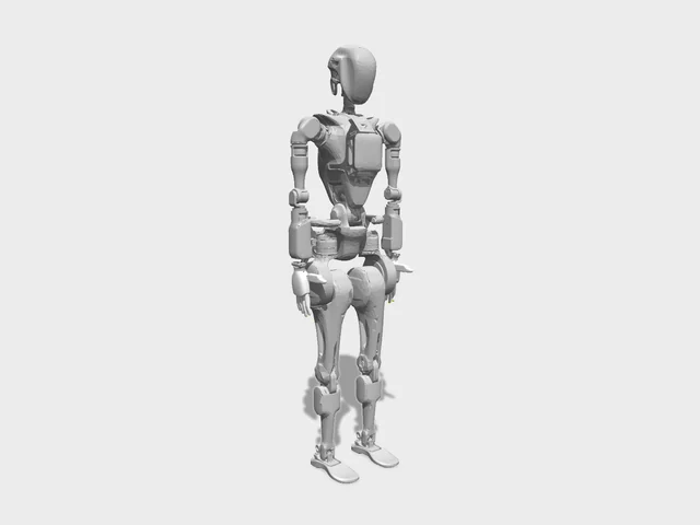 Fourier GR-1 studio render, three-quarter front view