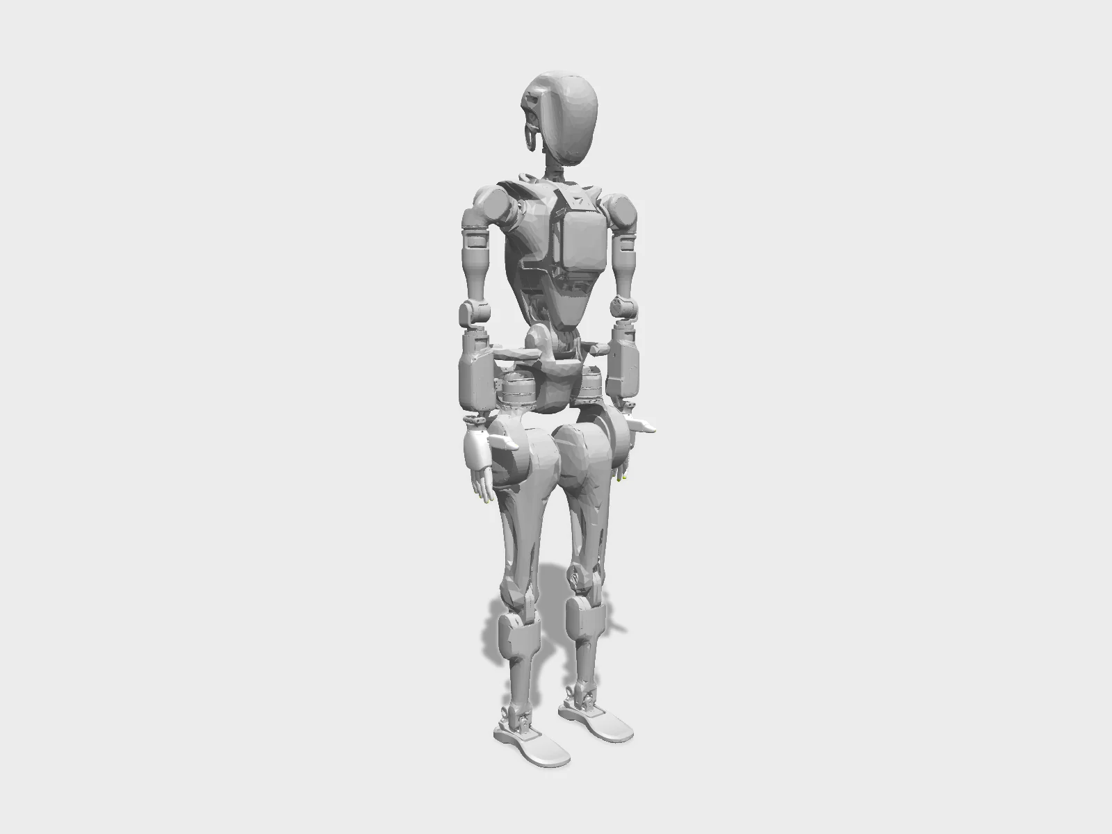 Fourier GR-1 studio render, three-quarter front view