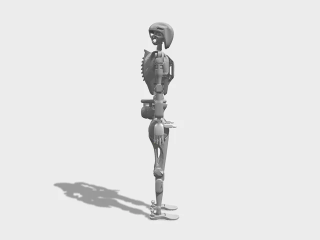 Fourier GR-1 studio render, side view