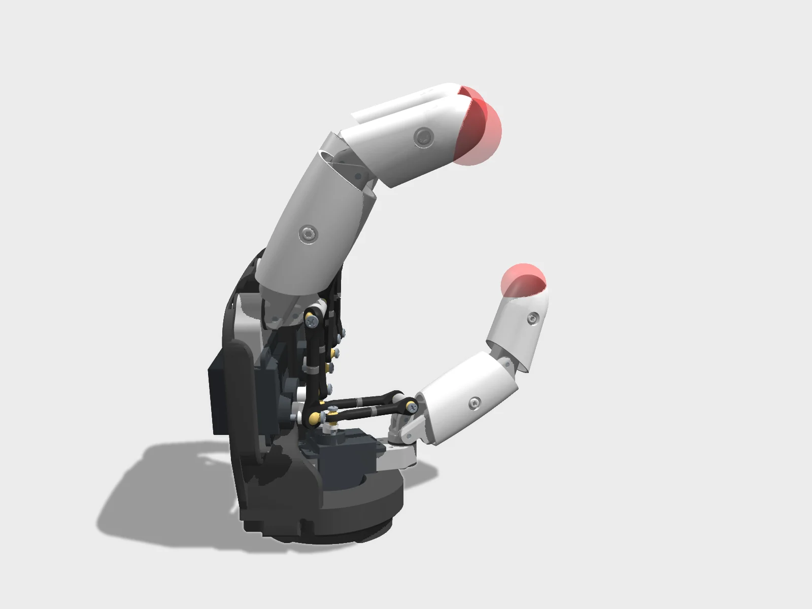AmazingHand studio render, side view