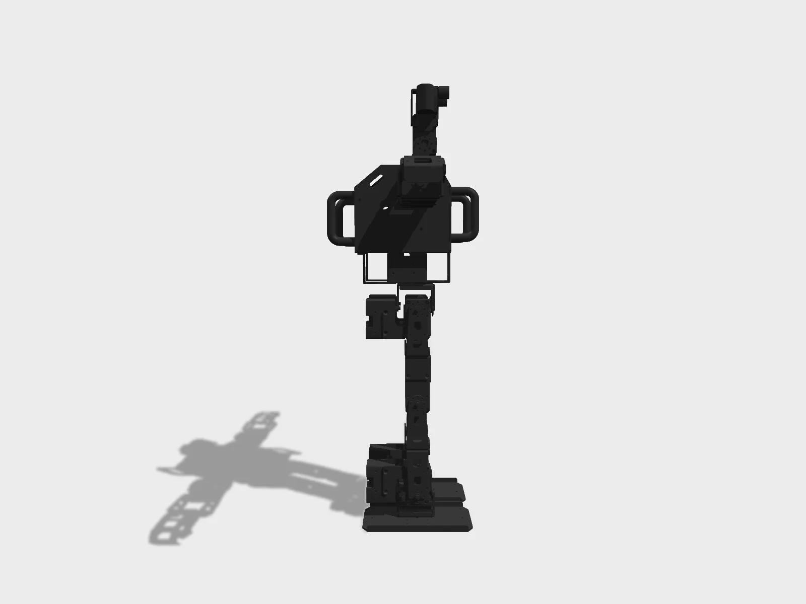 ROBOTIS OP3 studio render, side view