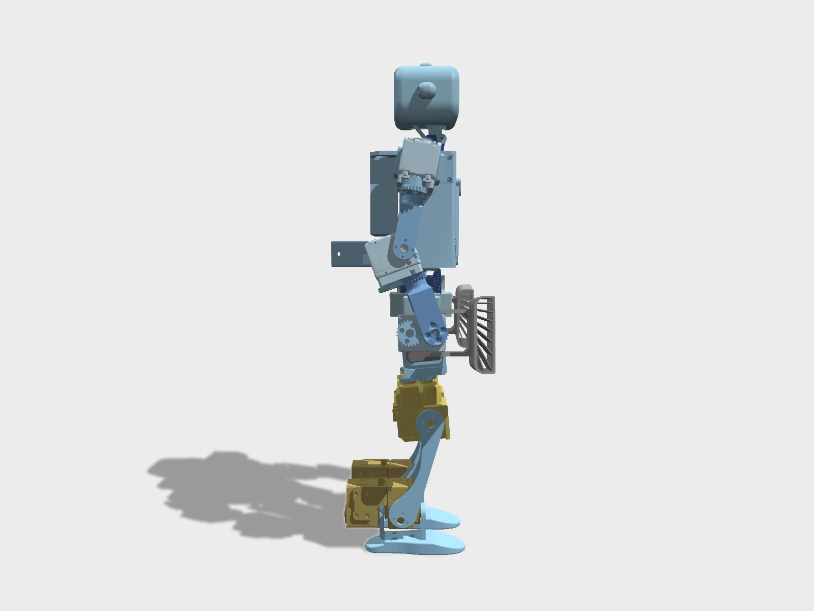 ToddlerBot studio render, side view
