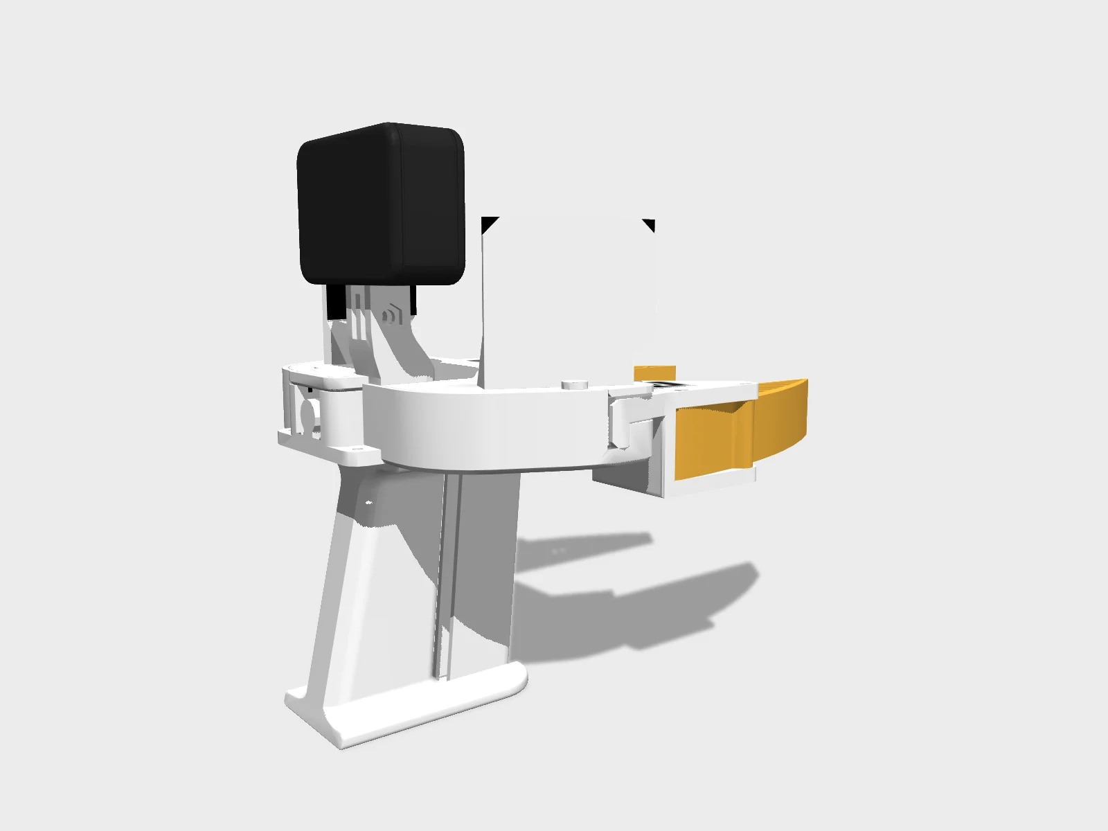 UMI Gripper (Universal Manipulation Interface) studio render, three-quarter front view